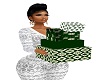 AS1~Grn n White Gift Set