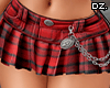 D. Gab Skirt - Red Plaid