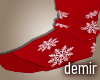 [D] Xmas red socks