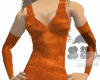 Orange V. Dress top 2