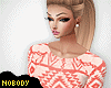 ! Aztec Sweater Pink