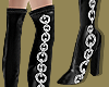 Chain Knee High Boots