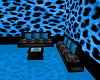 Blue Leopard Zebra Room