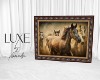 LUXE Art Wood WildHorses