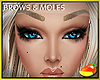 my brow & moles l-brown