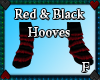 Red & Black Hooves