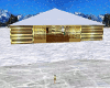 Golden Winter Cabin