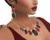 Ruby and Onyx Necklace