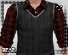 B l Plaid Shirt Vest