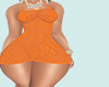 ORANGE CROCHET DRESS