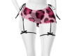 y2k pink cheetah skirt