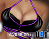 D9T|CyberDoll Top Purple