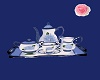 hydrangea tea set