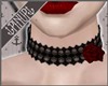 K| Lace Choker Red