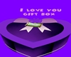 Purple (I Love You) Box