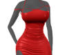 ♥ V-day red dress 