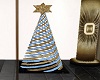Blue Gold Christmas Tree