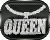 QUEEN ICE OUT NECKLACE