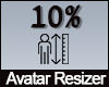 Avatar Scaler 10%