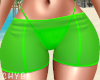 C~Green Neon Shorts