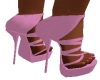 pink male strappy heels