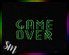 Game Over Neon Green