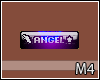 Angel Sticker purple