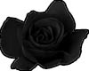 sticker - black  rose