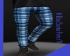 LV/M Blue Checker Pants