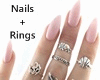 MS nails + rings