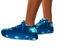cute blue stars shoes
