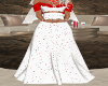 Red/White Wedding Dress