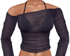 Sheer Navy Top