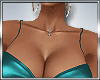 B* Ney Green Leather Top