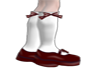 RED GOGO SHOES