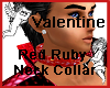 Valentine Ruby Collar