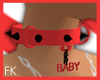 FK* Red Baby Collar