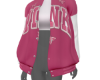 Pink varsity jacket