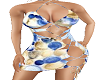 Tied Seashell Blue Dress