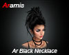 Ar Black Necklace
