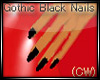  Black Long Nails