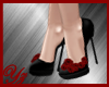 red roses pumps