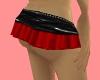 Mini Skirt Leather & Red