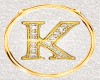 Letter K Wedding Ring