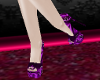 Purple Valentine Heels