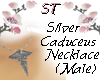 ST}Silver Caduceus Male