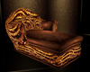 Gold and Brown Lounger
