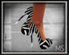 Zebra Platform Heels