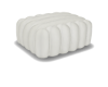 Cream Ottoman