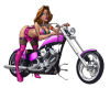 Lady on Motorcycle